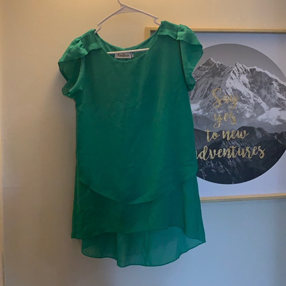 Beautiful Green dress up shirt